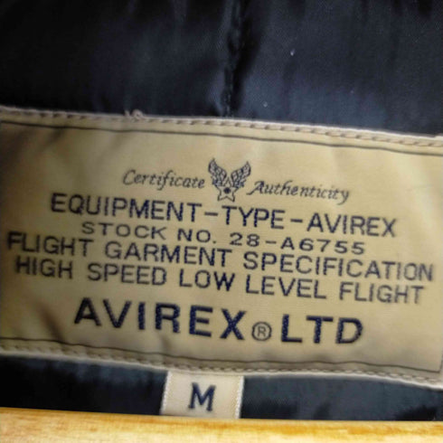 アヴィレックス AVIREX N-3B アクティック ダブルジップ ダウンパーカー メンズ JPN:M