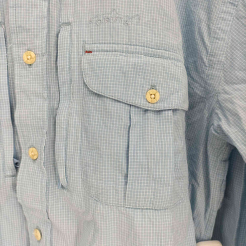オービス ORVIS 90-00S インド綿 チェック L/S フィッシング シャツ メンズ import:L