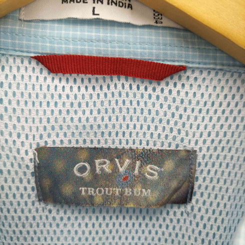 オービス ORVIS 90-00S インド綿 チェック L/S フィッシング シャツ メンズ import:L