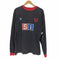ステューシー Stussy 90S USA製 21trn エンブレム フロッキー プリント トリム L/S Tシャツ メンズ import:L