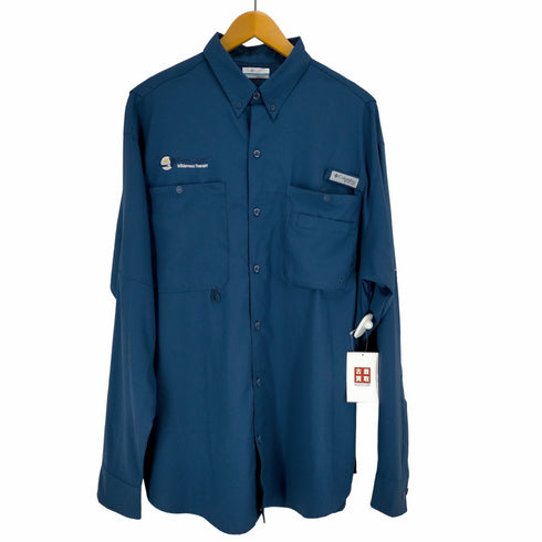 コロンビア Columbia PFG ロゴ刺繍フィッシングシャツ メンズ JPN:L