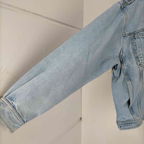 トミーヒルフィガー TOMMY HILFIGER 90s 刺繍ロゴデニムジャケット メンズ