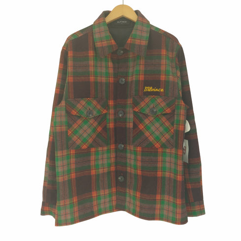 MLVINCE WOOL CHECK JACKET ウール チェック ジャケット チェーンステッチロゴ メンズ import:M