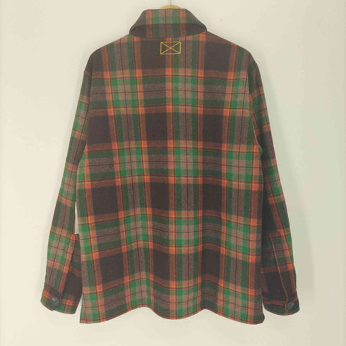 MLVINCE WOOL CHECK JACKET ウール チェック ジャケット チェーンステッチロゴ メンズ import:M