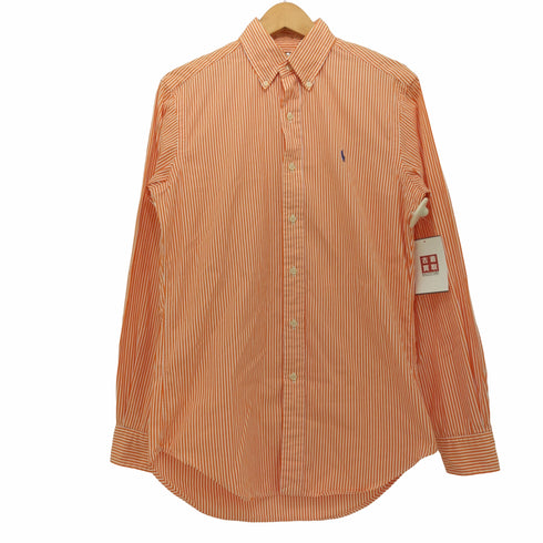 ラルフローレン RALPH LAUREN CLASSIC FIT ポニー刺繍 ストライプBDシャツ メンズ import:XS