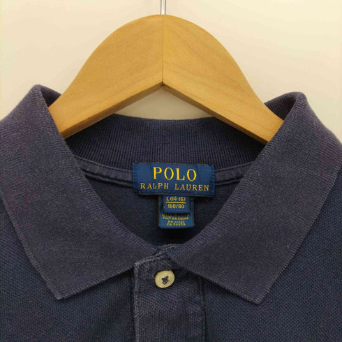 ポロラルフローレン POLO RALPH LAUREN BIGポニー刺繍 鹿の子長袖ポロシャツ レディース 160/80