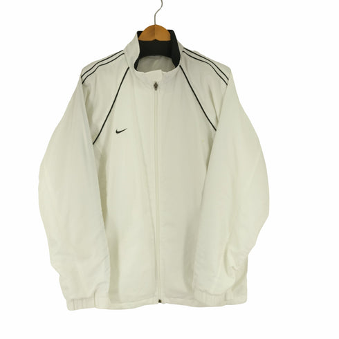 ナイキ NIKE 00s 裏地メッシュ パイピングデザイン ジップアップジャケット メンズ JPN:XL