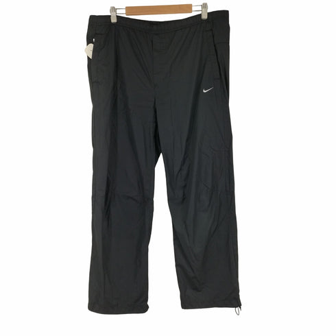 ナイキ NIKE 00s CLIMA-FIT 裾ドローコード フロントスウォッシュ刺繍 ナイロンパンツ メンズ JPN:XL