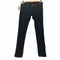 ブラックミーンズ BLACKMEANS Hiroshima denim ジップアップスリムデニム 濃紺 内股シングル レディース W25