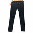 ブラックミーンズ BLACKMEANS Hiroshima denim ジップアップスリムデニム 濃紺 内股シングル レディース W25