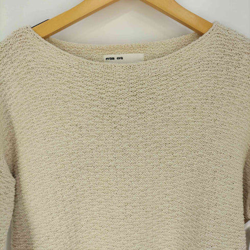 エヴァムエヴァ evam eva silk covering pullover シルク カバーリング プルオーバー レディース