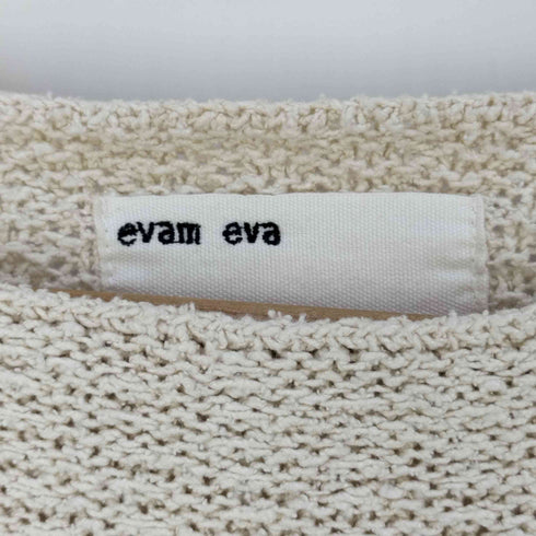 エヴァムエヴァ evam eva silk covering pullover シルク カバーリング プルオーバー レディース