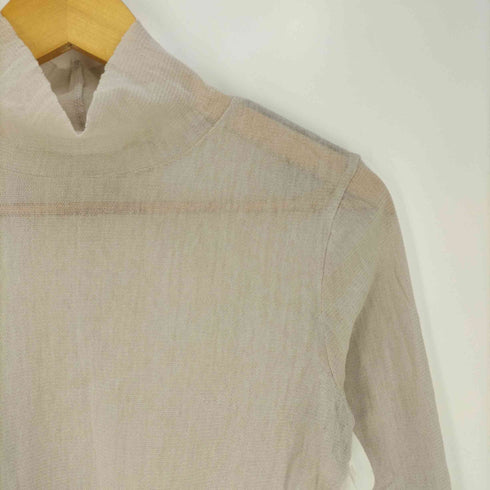 レイビームス Ray BEAMS チュール ハイネック ロングスリーブ カットソー レディース