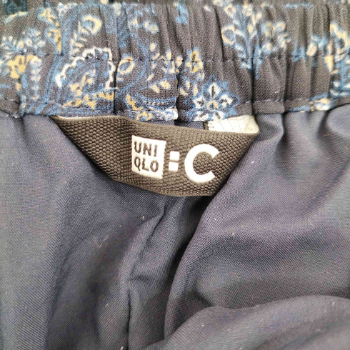 ユニクロ UNIQLO UNIQLO:C 23AW シフォンプリーツスカート (BLUE) レディース JPN:S