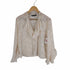 ザラ ZARA FEATHERED RUFFLED BLOUSE レディース JPN:S