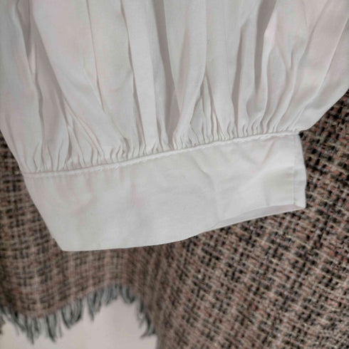 ザラ ZARA コントラステクスチャートップス レディース import:S