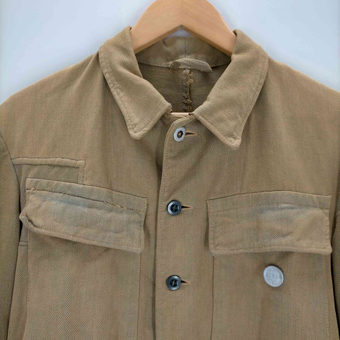 ユーロミリタリー Euro military 50s-60s アルミボタン スイス軍 パトロールジャケット メンズ