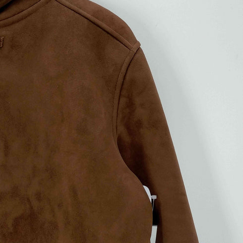 ローレンラルフローレン LAUREN RALPH LAUREN 裏地ボア フェイクスウェードダッフルコート レディース JPN:M