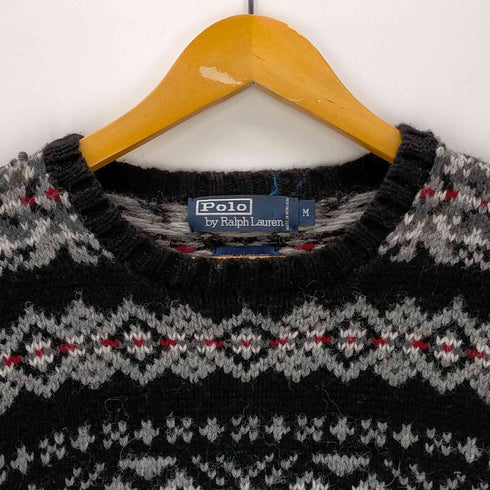 ポロバイラルフローレン Polo by RALPH LAUREN ノルディック柄ウールクルーネックニット メンズ JPN:M