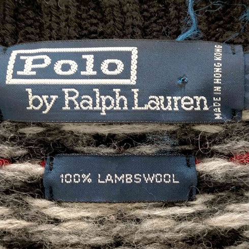 ポロバイラルフローレン Polo by RALPH LAUREN ノルディック柄ウールクルーネックニット メンズ JPN:M