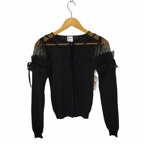 レッドヴァレンティノ RED VALENTINO レース切替カーディガン レディース