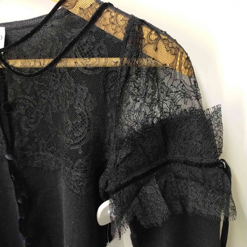 レッドヴァレンティノ RED VALENTINO レース切替カーディガン レディース