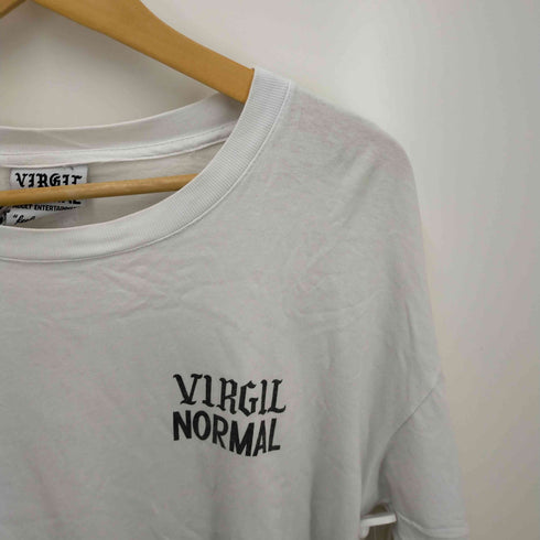 ヴァージルノーマル VIRGIL NORMAL クルーネック背面ビッグプリントTシャツ メンズ JPN:L