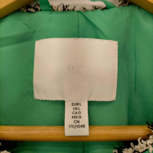 エイチアンドエム H&M グリーンツイードジャケット メンズ JPN:L