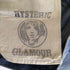 ヒステリックグラマー HYSTERIC GLAMOUR カウレザーパッチ スタッズ ボタンフライストレート ローライズデニムパンツ ヒスベア ファックベア メンズ JPN:S