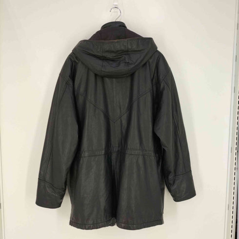 ウィルソン WILSONS LEATHER Thinsulate リアルレザーフーデッドジャケット メンズ import:L