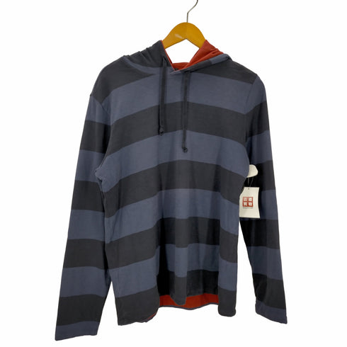 ダブルアールエル ラルフローレン RRL RALPH LAUREN 黒タグ 一ツ星 ボーダープルオーバーパーカー メンズ JPN:M