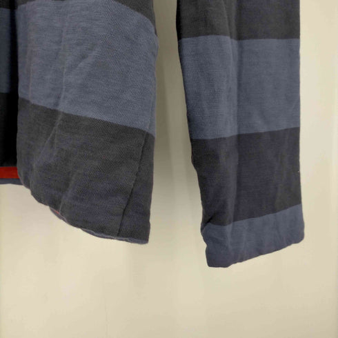 ダブルアールエル ラルフローレン RRL RALPH LAUREN 黒タグ 一ツ星 ボーダープルオーバーパーカー メンズ JPN:M