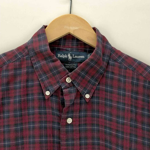 ラルフローレン RALPH LAUREN L/S YARMOUTH スモールポニー刺繍チェック柄BDシャツ メンズ 16 34/35