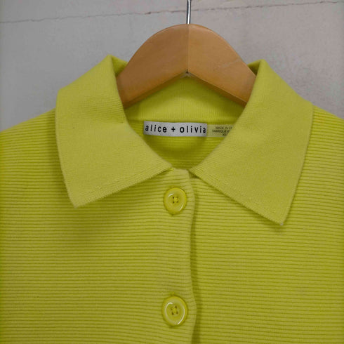 アリスオリビア alice + olivia ILA COLLARED KNIT JACKET レディース JPN:XS