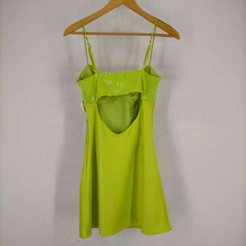MORE TO COME Liana Mini Dress in Lime レディース JPN:XS