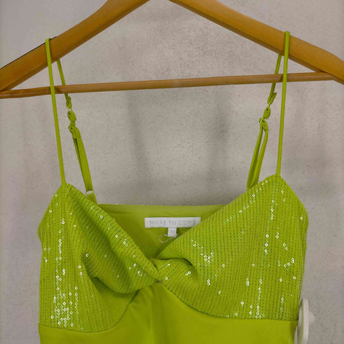 MORE TO COME Liana Mini Dress in Lime レディース JPN:XS