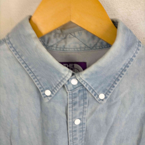 ノースフェイスパープルレーベル THE NORTH FACE PURPLE LABEL Light Denim B.D. Shirt ライトデニムボタンダウンシャツ メンズ JPN:L