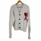 アミアレクサンドルマテュッシ AMI ALEXANDRE MATTIUSSI 22AW ハートロゴVネックカーディガン メンズ JPN:M