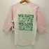ウォールオブフェイム wall of fame WE HATE LOVE WE LOVE HATE ラグランスリーブ 5分丈Tシャツ メンズ