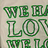 ウォールオブフェイム wall of fame WE HATE LOVE WE LOVE HATE ラグランスリーブ 5分丈Tシャツ メンズ
