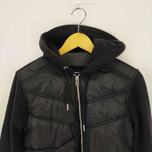 ディーゼル DIESEL 異素材切替ジップパーカー メンズ import:S