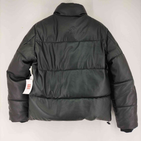 ザラ ZARA LEATHER EFFECT PUFFER JACKET フェイクレザー中綿ジャケット メンズ JPN:S