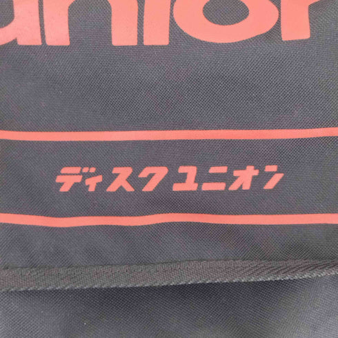 ディスクユニオン diskunion プリントロゴ メッセンジャーバッグ レディース