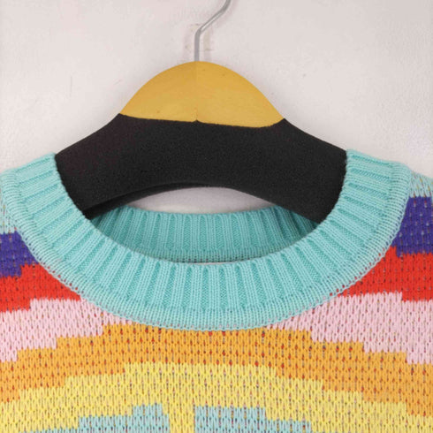 ハウスオブサニー House of Sunny 花パッチ 刺繍 ニット レディース EUR:40