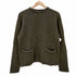 ウールリッチ WOOLRICH ロールネック ポケット ネップ ウールニットセーター レディース import:M