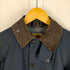 バブアーサウスシールド BARBOUR SOUTH SHIELD 襟コーデュロイ切替 裏地メッシュ ダブルジップ ナイロンジャケット ビデイルジャケット メンズ