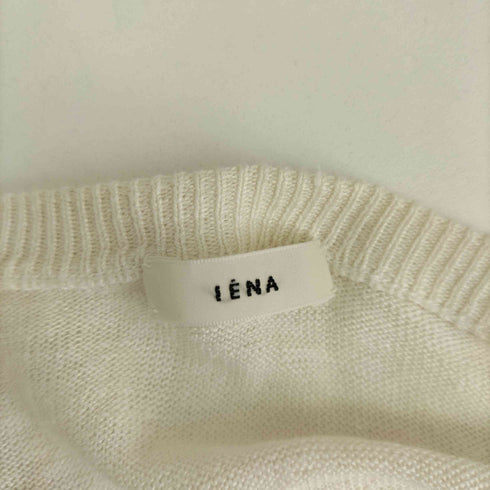 イエナ IENA リネンクルーネックカーディガン レディース