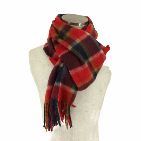 ヴィヴィアンウエストウッド Vivienne Westwood カシミヤ チェックマフラー レディース
