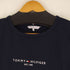 トミーヒルフィガー TOMMY HILFIGER フロントロゴ刺繍クルーネックTシャツ レディース import:M