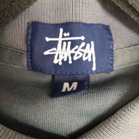 ステューシー Stussy 90s 紺タグ コットンポリ ボーダーポロシャツ メンズ import:M